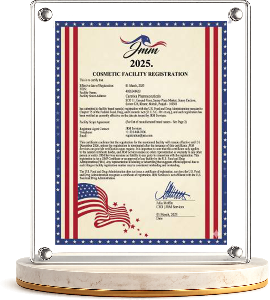 Curetica Pharmaceuticals Private Label Manufacturing